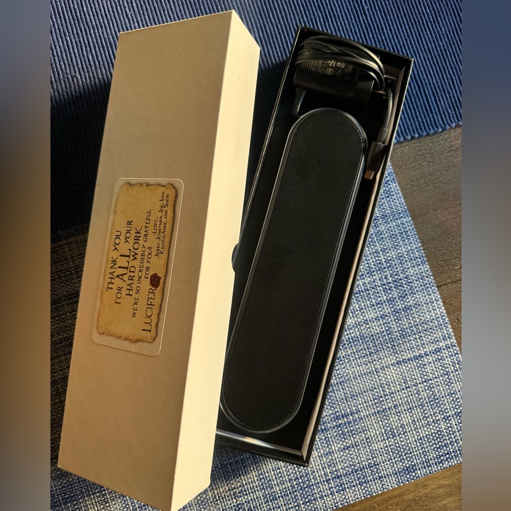 LUCIFER season 3 wrap gift- bluetooth wireless speaker